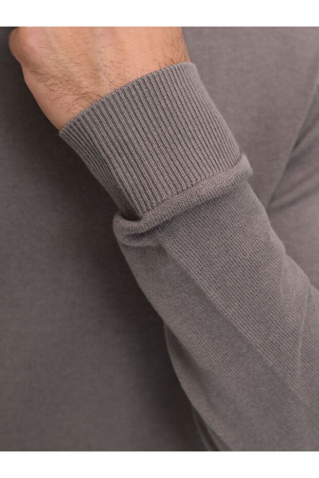 Strickpullover Einfarbig Strickpullover - 6