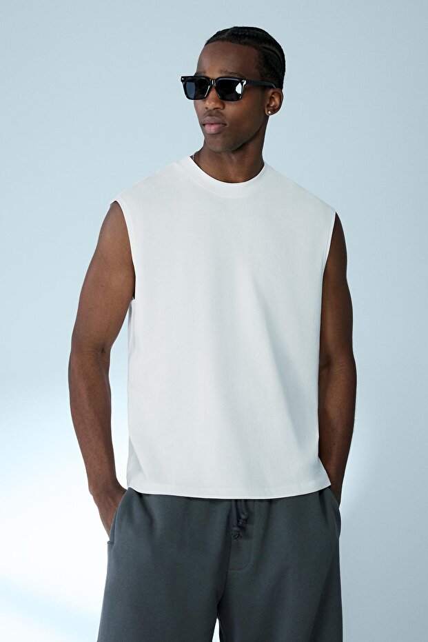 Basic kolsuz tişört - 1