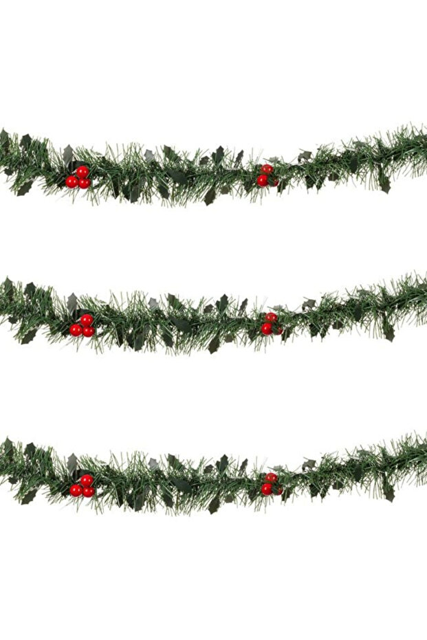 Christmas Mistletoe Fruit Christmas Green Garland 3M*7Cm