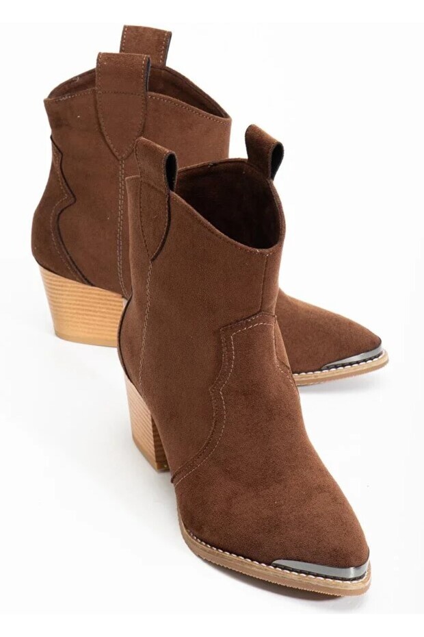 403 Kadın Canvas Topuklu Bot - 2