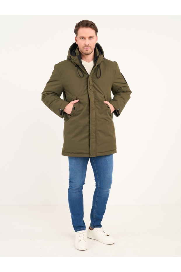 Men's jacket with pockets and hood - 8