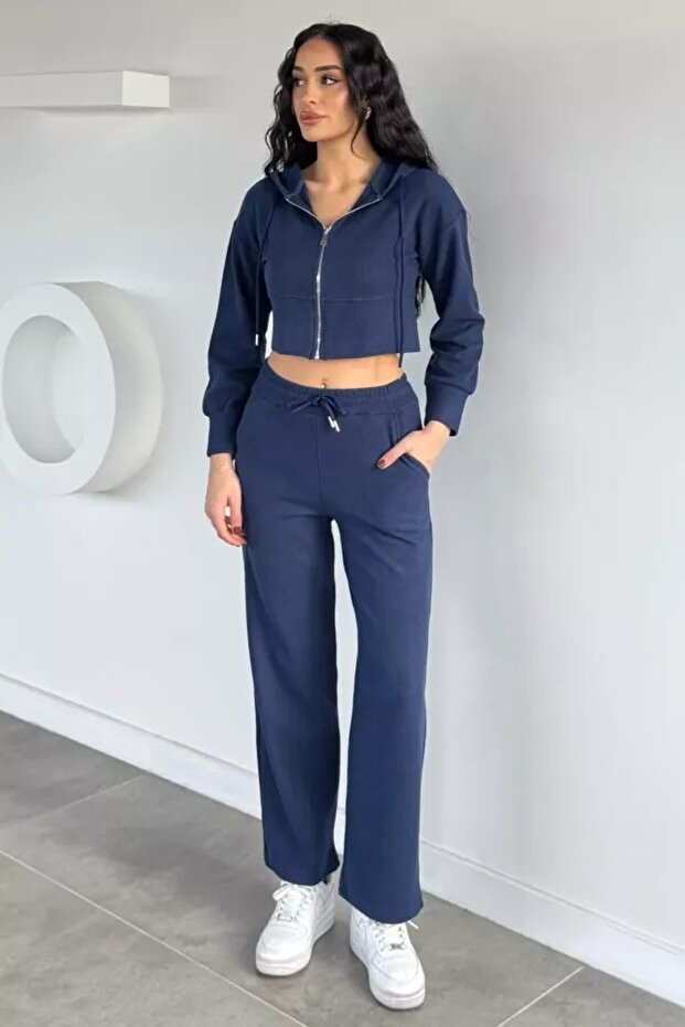 Selanik Fabric K Hooded Set