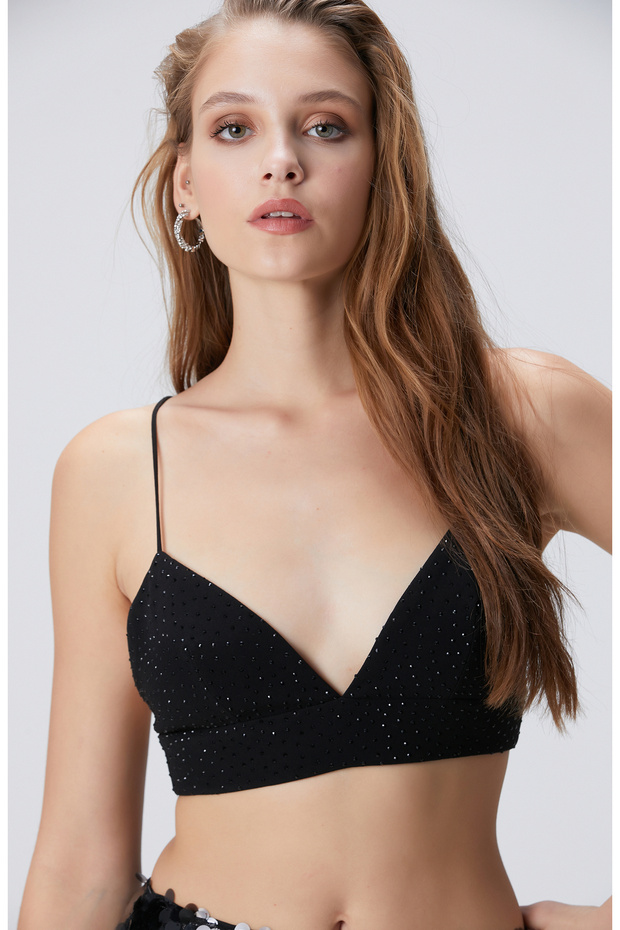 Siyah Abiye Büstiyer - 2