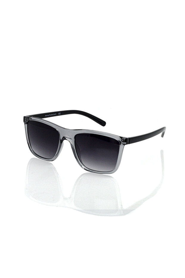 Square Gradient Purple Glass Unisex Sunglasses