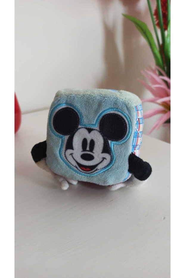 Vintage Original Mickey Mouse Rattle Plush & 8X8 cm