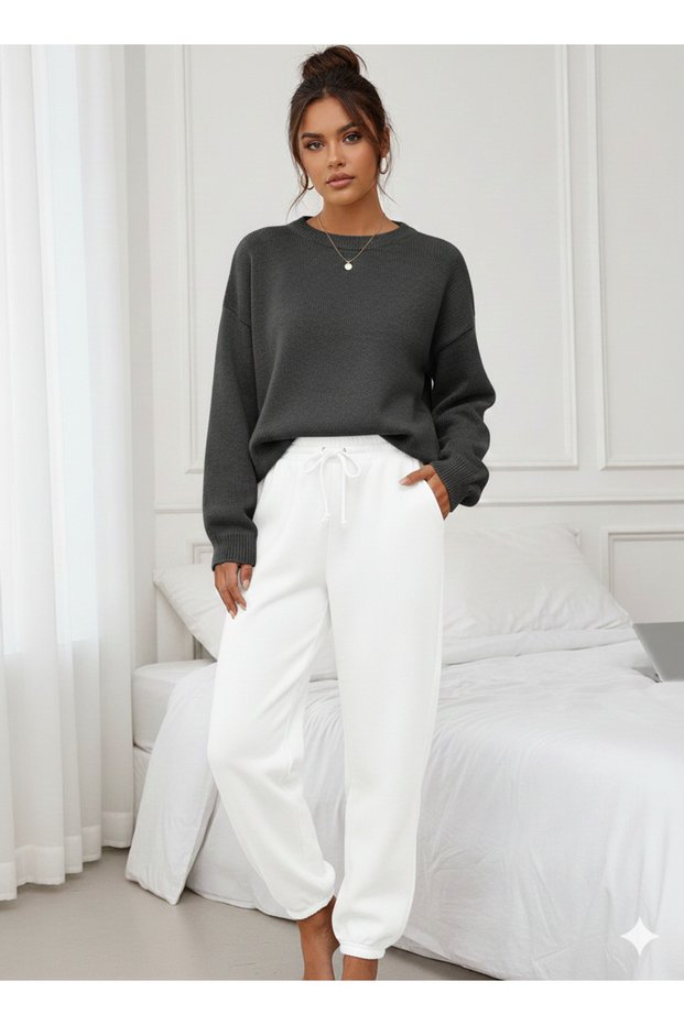 2-Piece Set (Soft Sweatshirt & Three-Ply Tracksuit) Women's Clothing