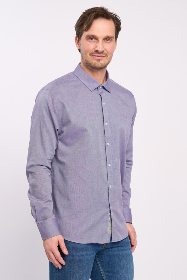 Camasa maneca lunga barbat regular - 6