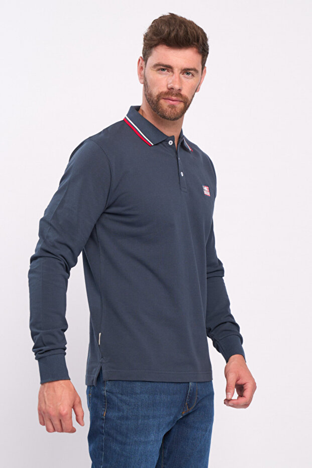 Tricou barbat polo cu maneca lunga - 6