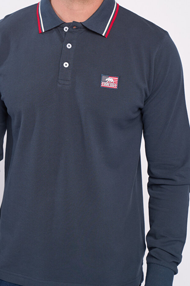 Tricou barbat polo cu maneca lunga - 4