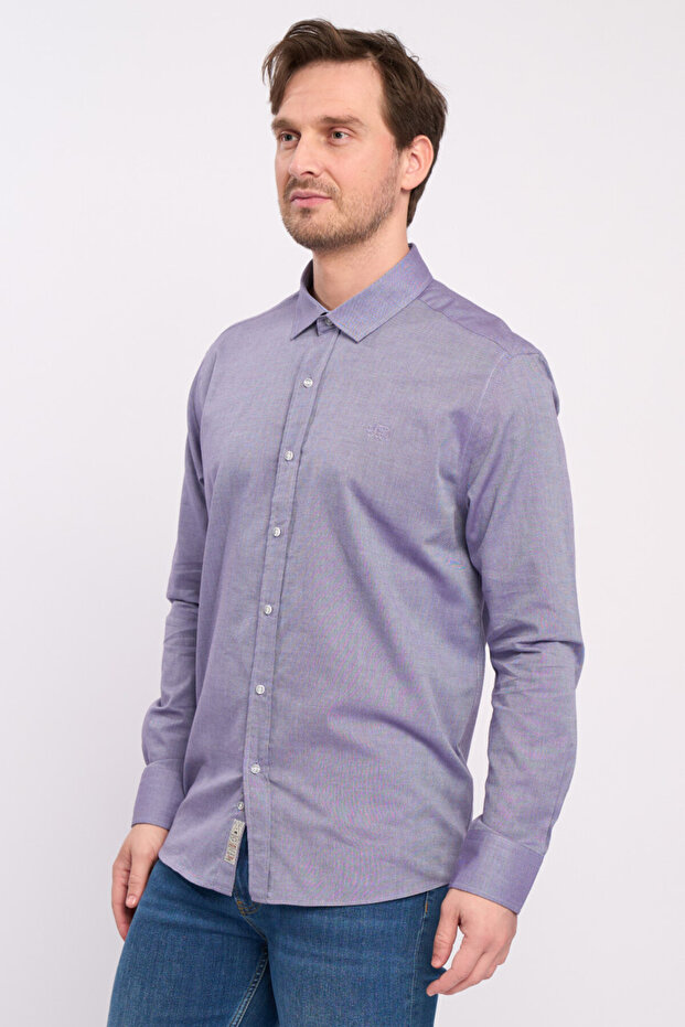 Camasa maneca lunga barbat regular - 7