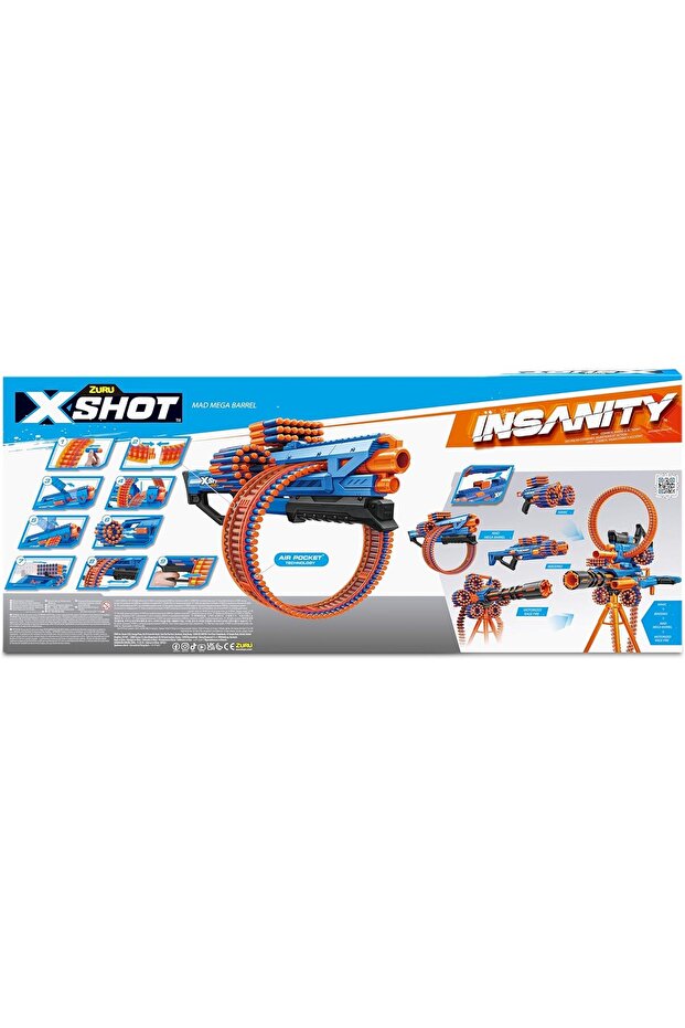 مسدس إكس شوت هيومانيتي ميجا دارت بلاستر - 4