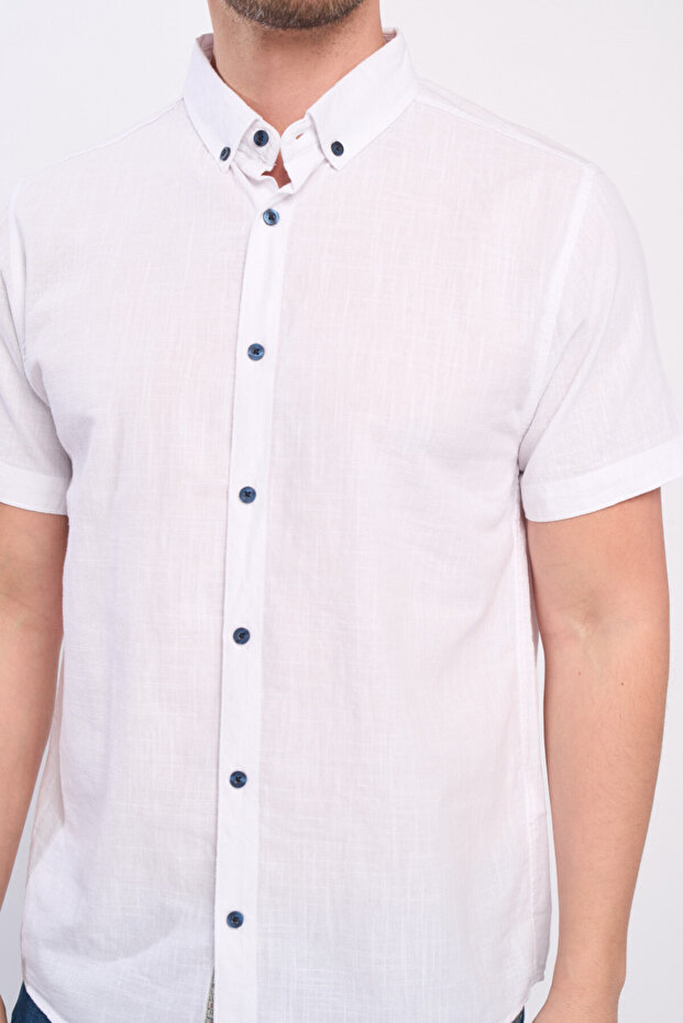 Camasa cu maneca scurta barbat regular - 4