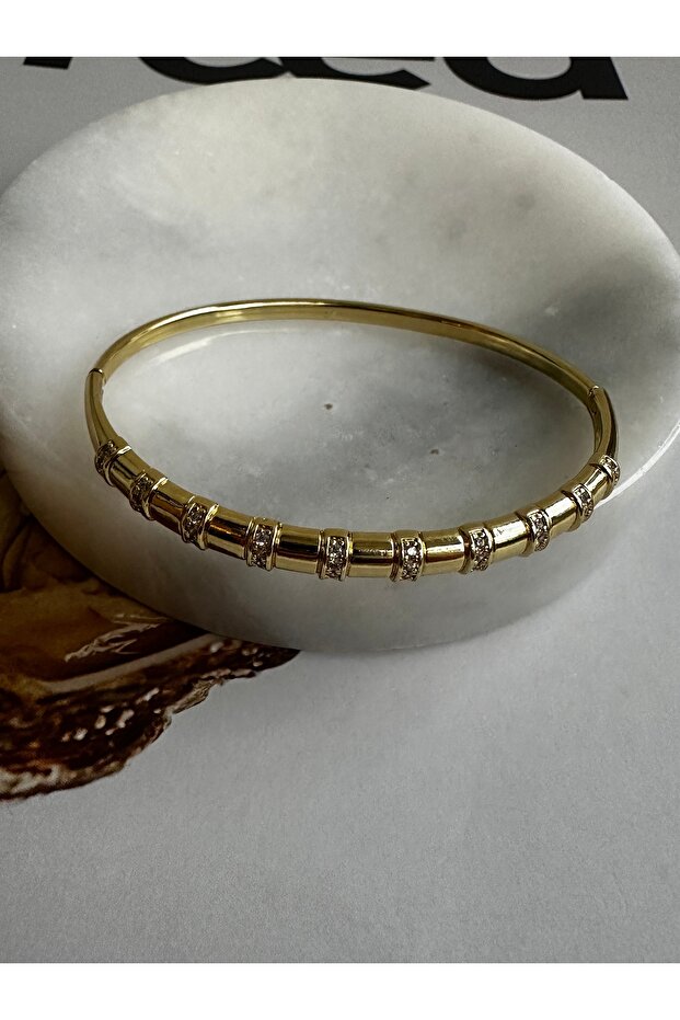 çelik taşlı bileklik - 1