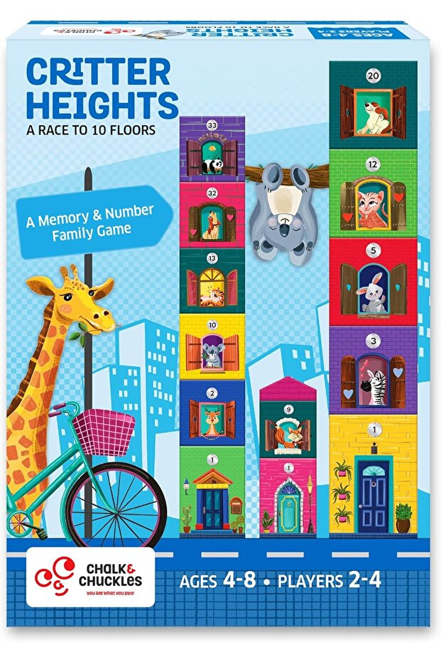 Critter Heights - Memory & Strategy Board Game (Ages 4-8)