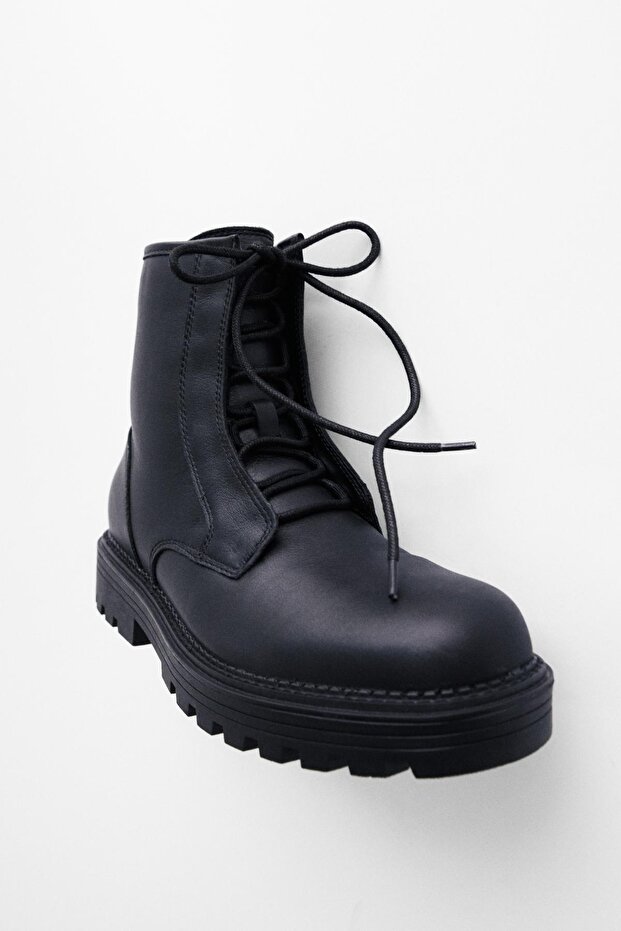 Bağcıklı deri bot - 6