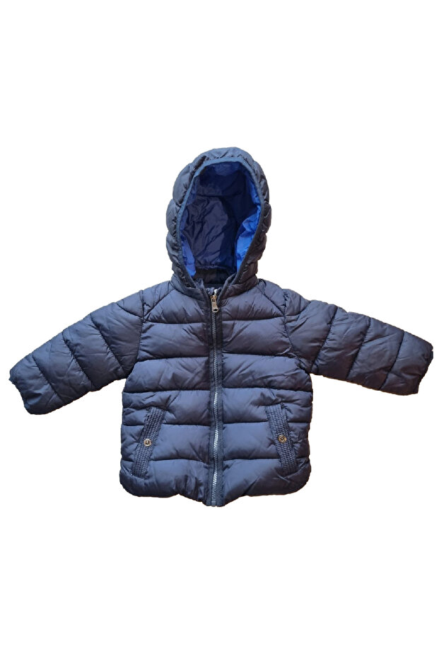 Jacket, Navy Blue - 1