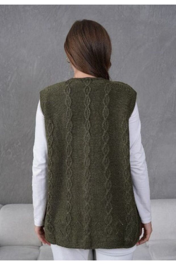 Triko Anne Örme Yelek - 2