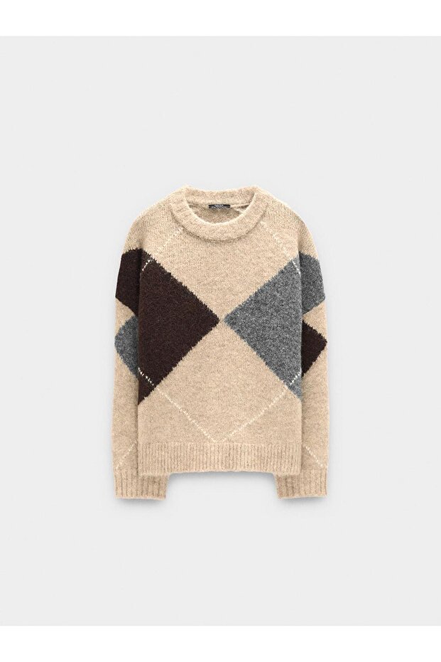 Jakarlı Örme Kazak - 5