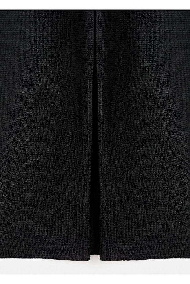 V yaka oversize hırka - 6