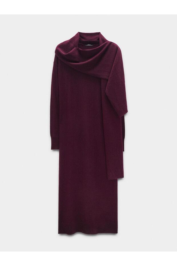 Midi Örme Elbise - 6