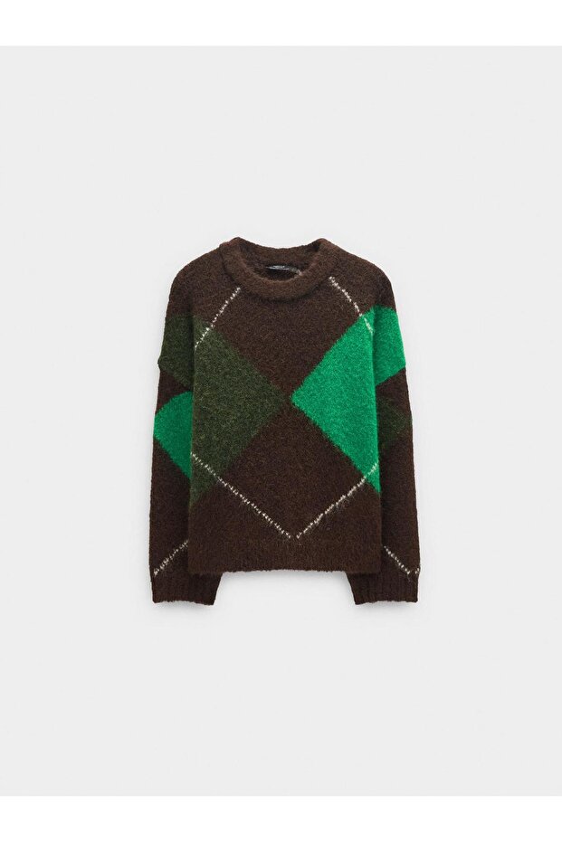 Jakarlı Örme Kazak - 5