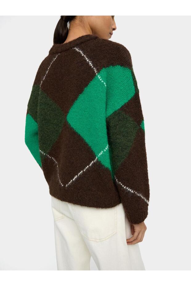 Jakarlı Örme Kazak - 4