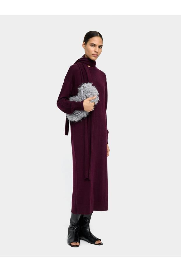 Midi Örme Elbise - 2