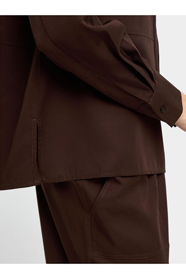 Cepli Elastik Bel Pantolon - 5