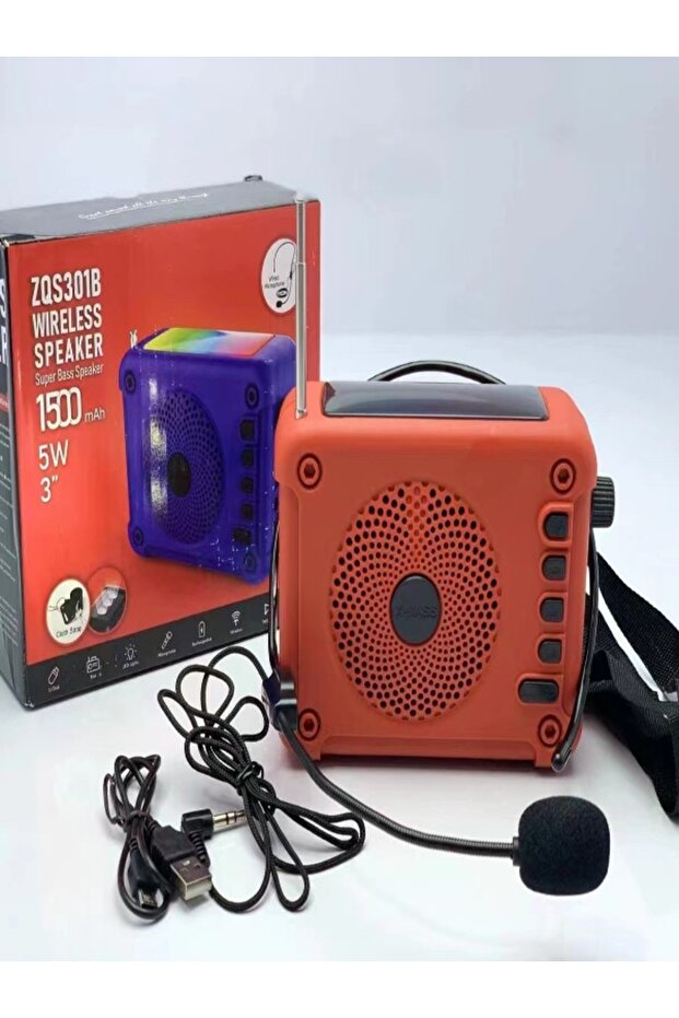 ZQS301B Multi-Function Flashlight RGB Light Bluetooth Speaker - 6