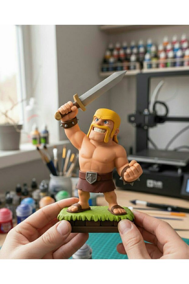 CLASH ROYALE BARBAR KARAKTER FİGÜRÜ 20CM