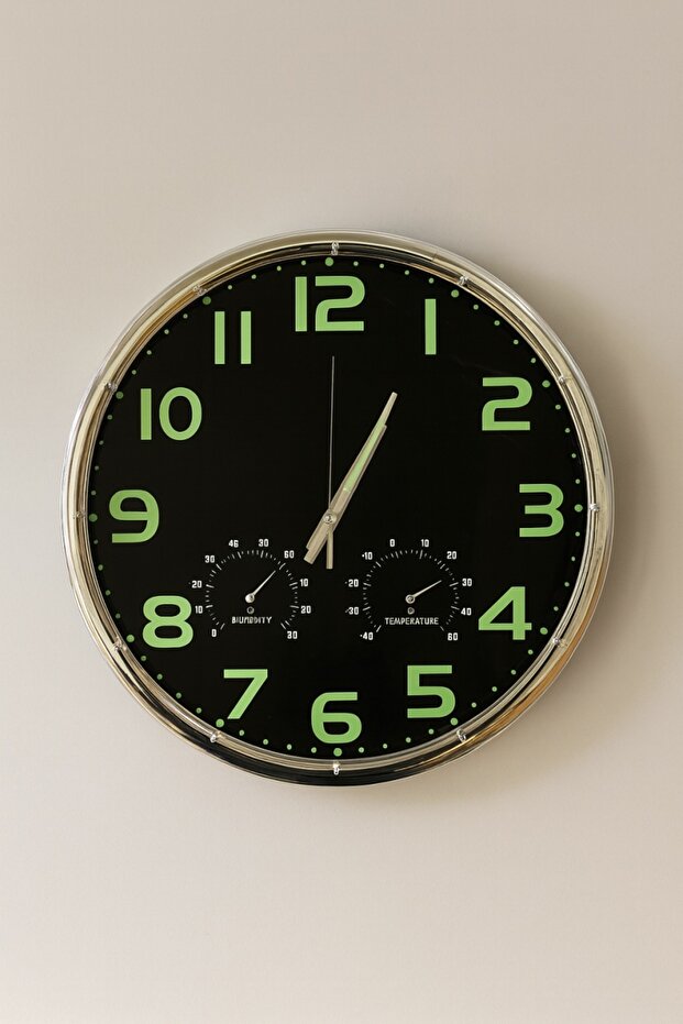 Стенен часовник Elyron Silent Phosphor - 1