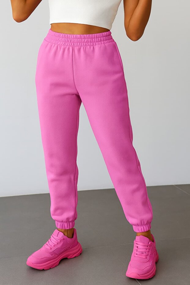 Fleece Inside Puff Three Thread Sweatpants G6980 - 1