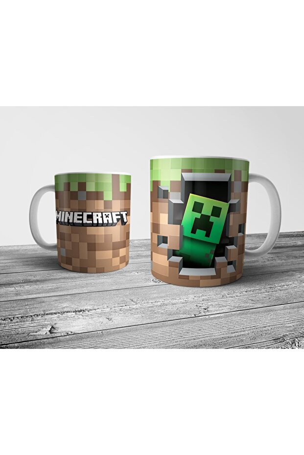 Minecraft Creeper Kupa Bardak - 1