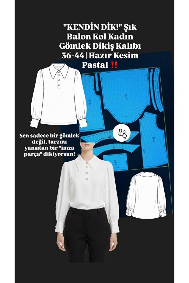 GÖMLEK DIY KESİM DİKİM KALIBI DIR !!!!!!