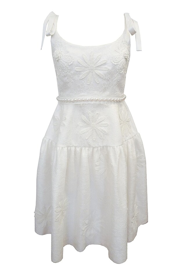 Rochie midi din dantelă Simine