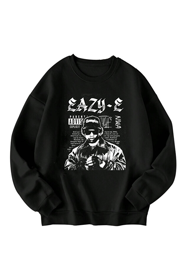 Eazy-E مطبوع قصة فضفاضة سترة للجنسين