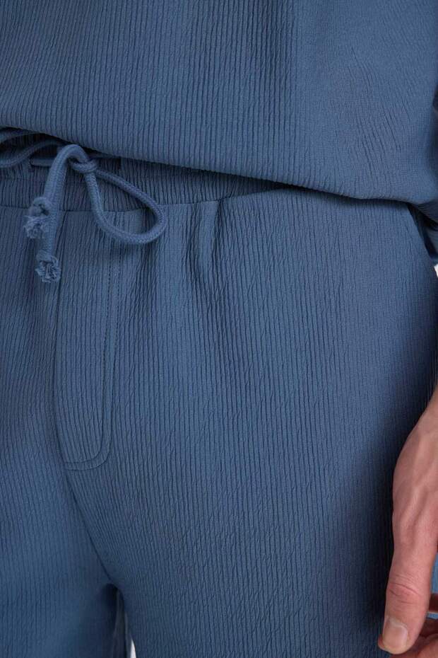 Regular Fit Düz Paça Şort D9493AX25SM - 5