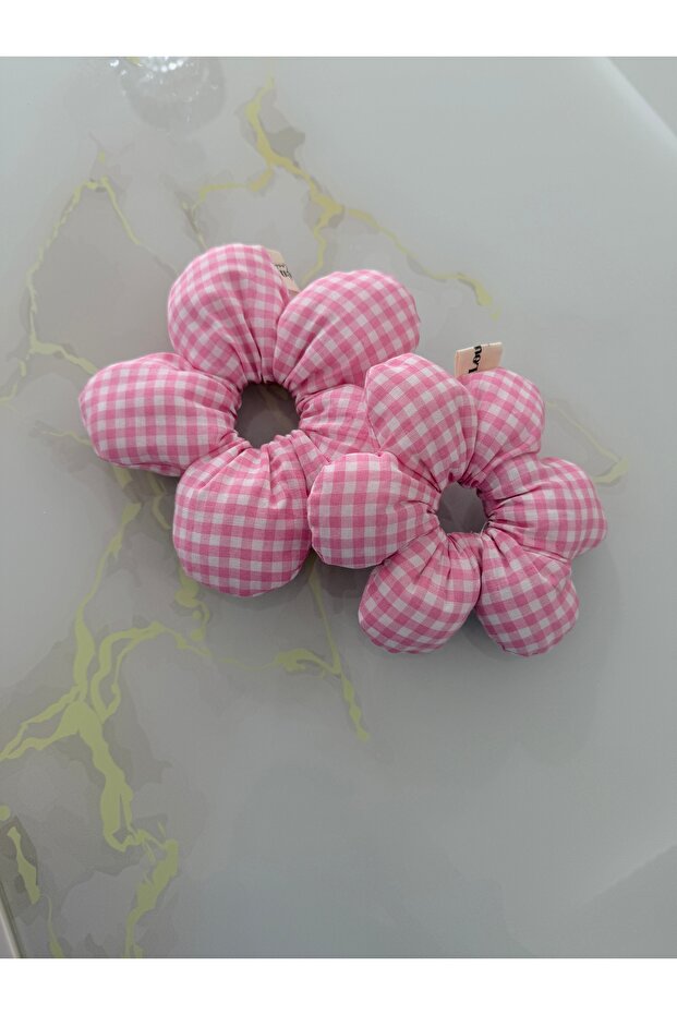 Fluffy Daisy Scrunchie Rubber Hair Tie Mother-Daughter Combination Dual Product