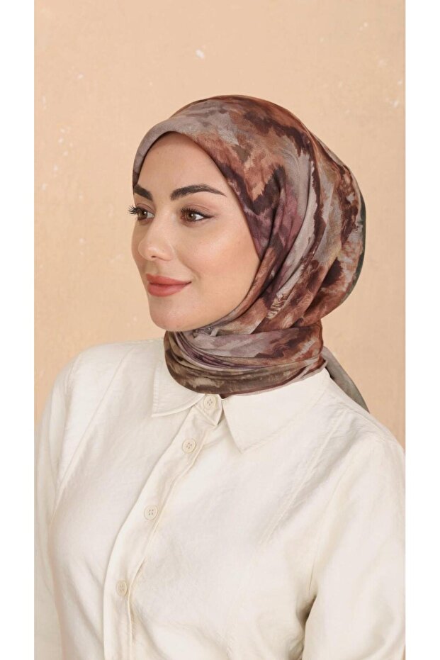 Soft Pamuk Eşarp Taba-4 - 4