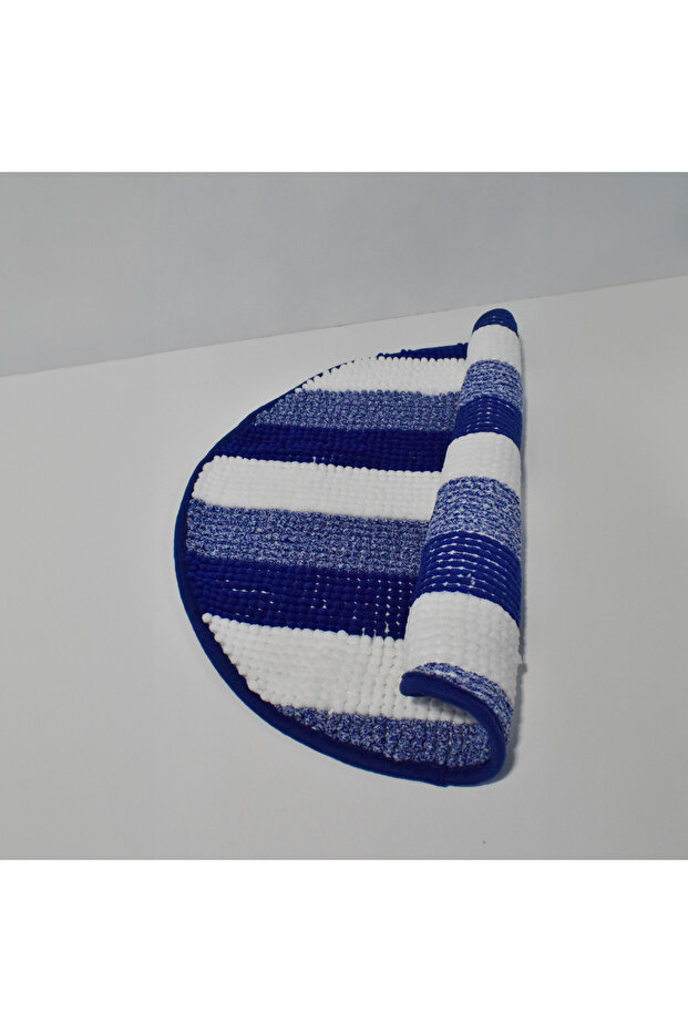 سجادة حمام دائرية مزخرفة بحلقات - 50 سم - 2