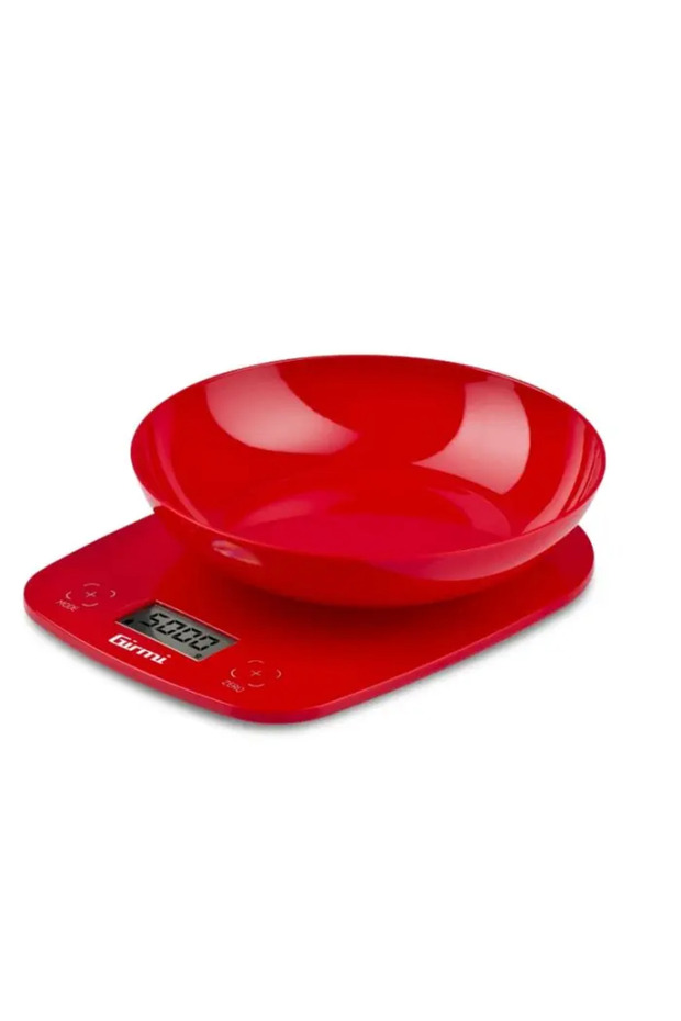 PS 01 Kitchen Scale with Bowl, 5 kg, Red