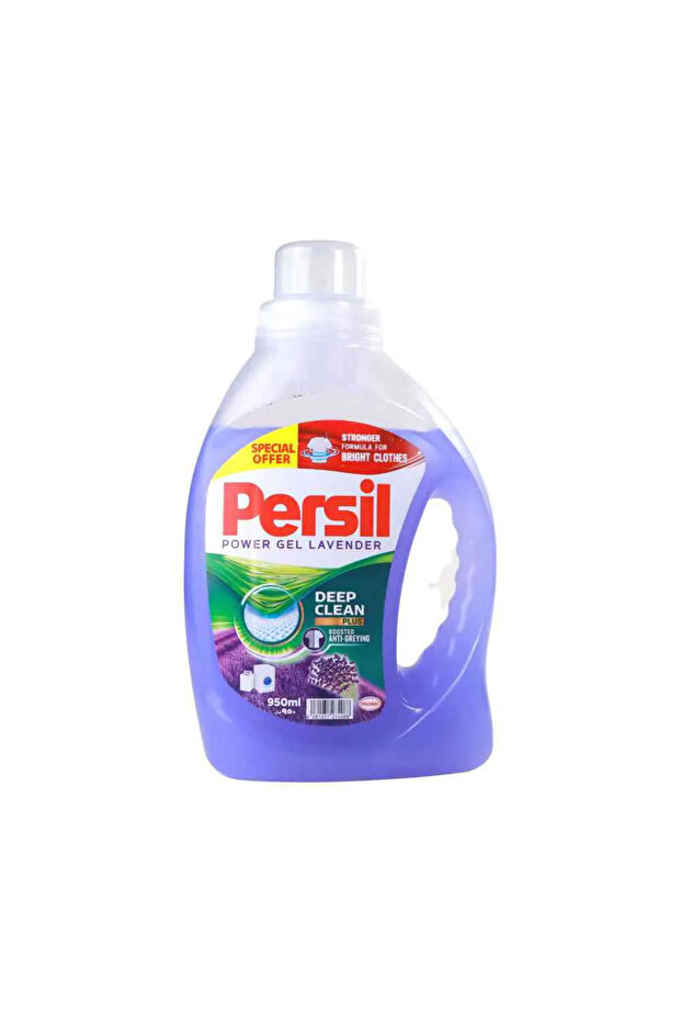 Power Gel Deep Clean Laundry Detergent Liquid Lavender (950ml)