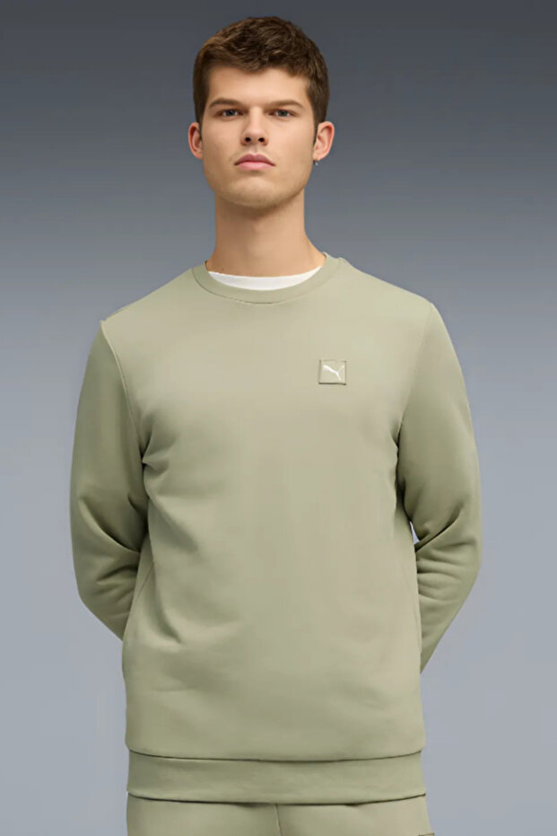 Essentials Elevated Crew Siyah Erkek Sweatshirt - 1