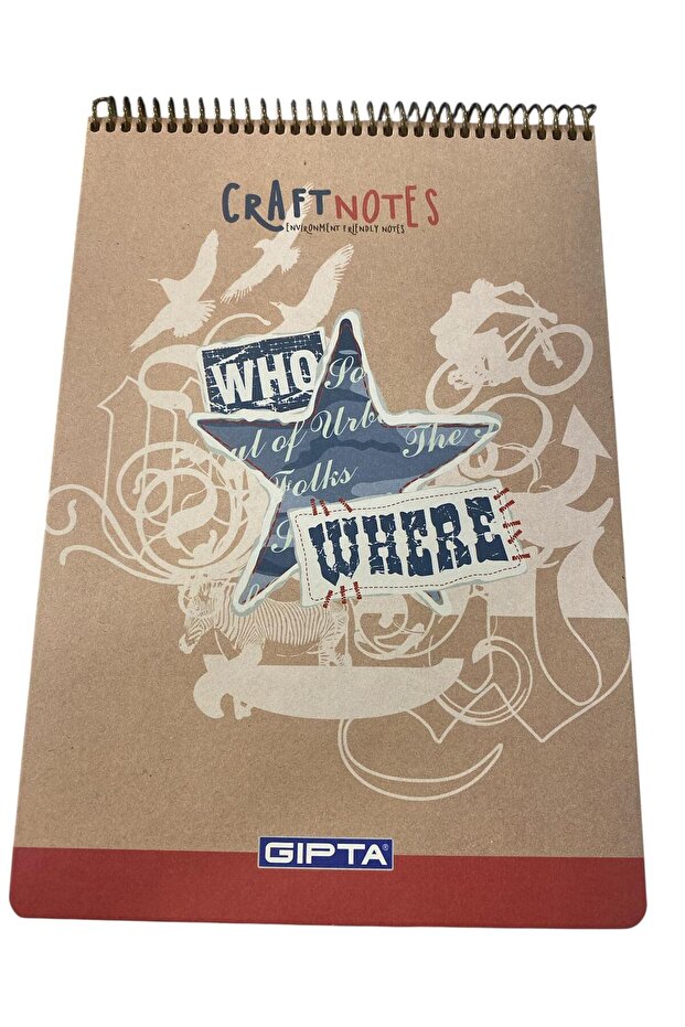 دفتر ملاحظات جيبتا كرافتنوتز 100 ورقة مربعة - 1