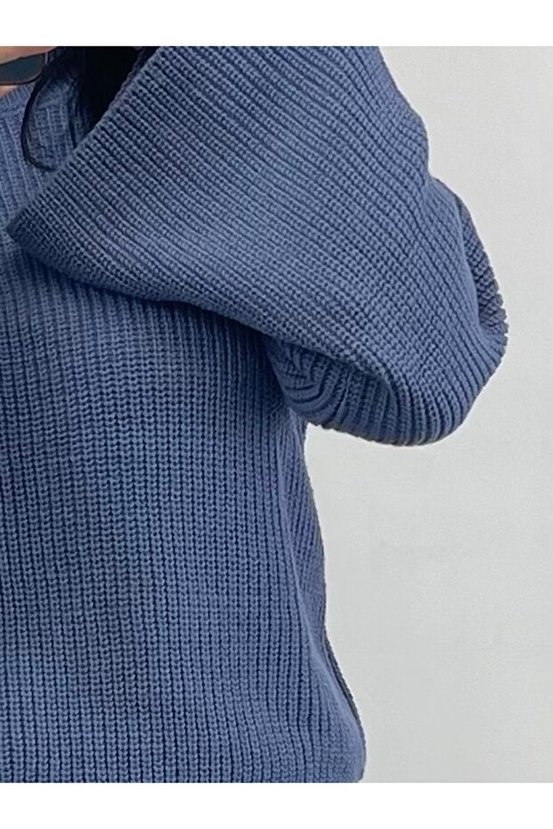 İspanyol Kol Triko Kazak - 2