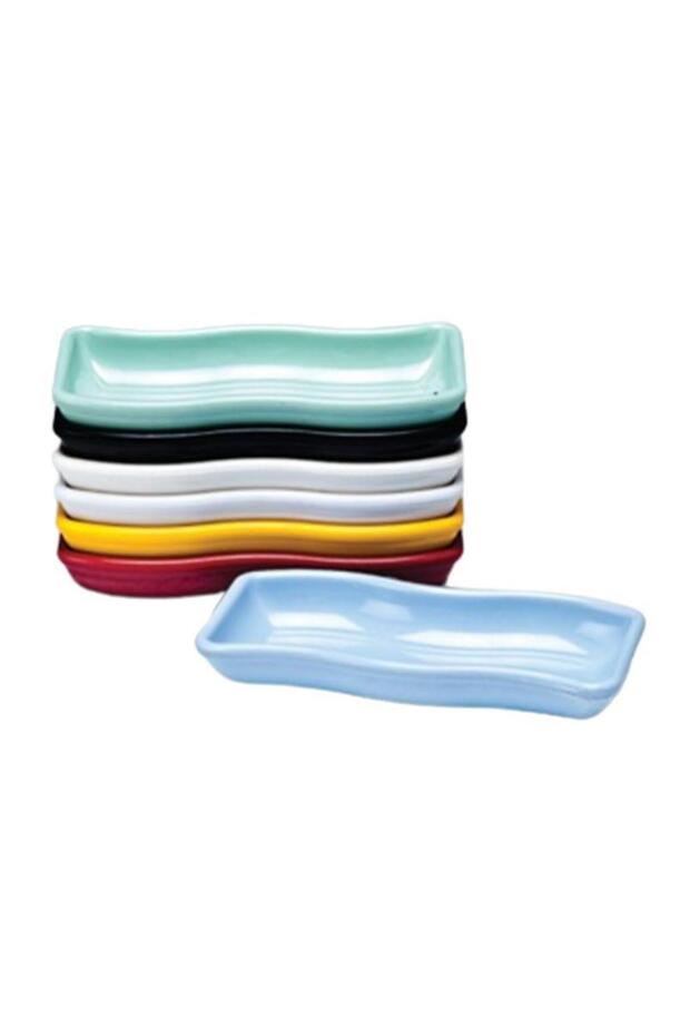 K-2027 S Model Mini Melamine Bowl, 7.5X15X2.5 Cm, Green Set of 6