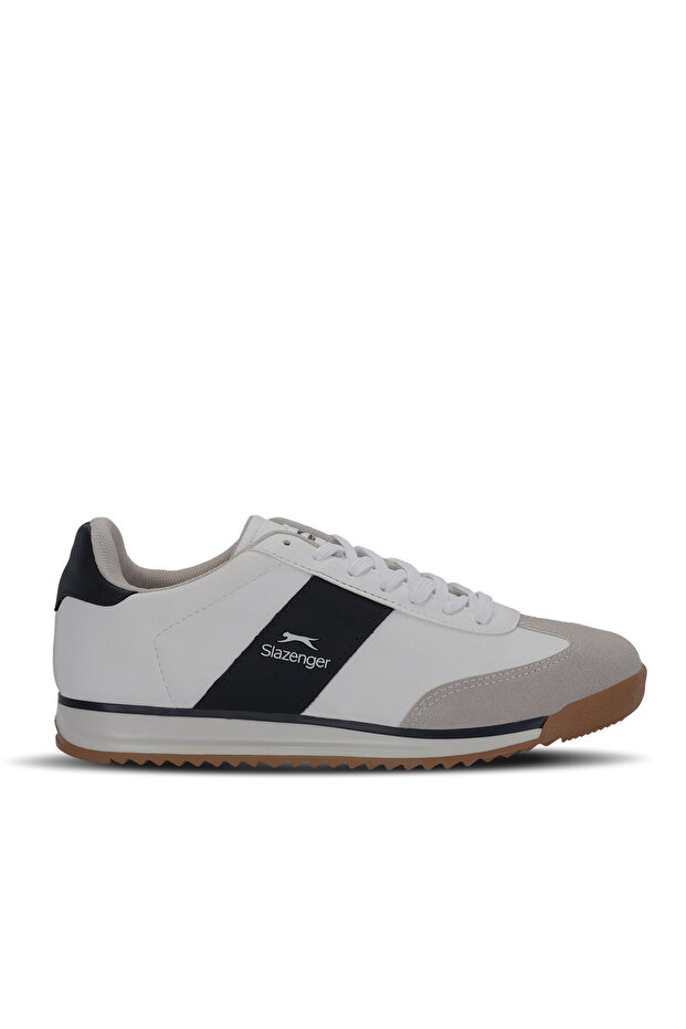 حذاء رياضي كاجوال للرجال من PROOF I باللون الأبيض/الأزرق الداكن