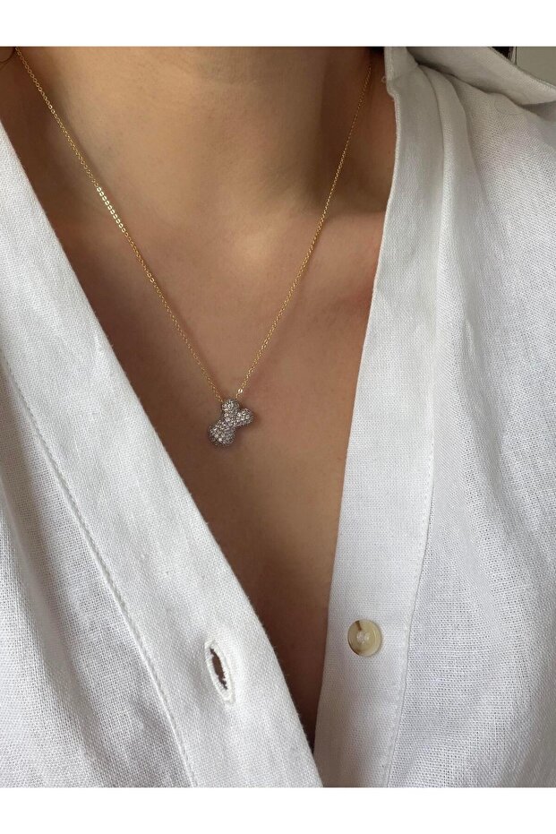 Çelik Balon Harf Kolye - 1