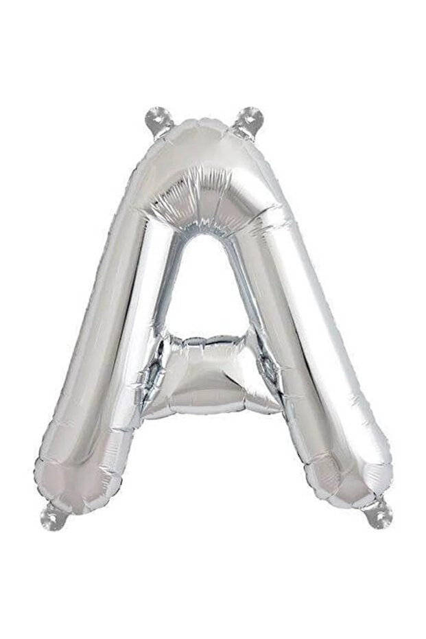 Letter a - Silver Foil Letter Balloon 40 Inch