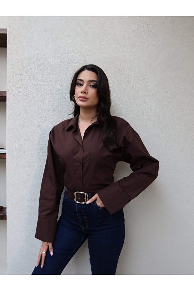 Belden Oturtmalı Basic Gömlek - 4